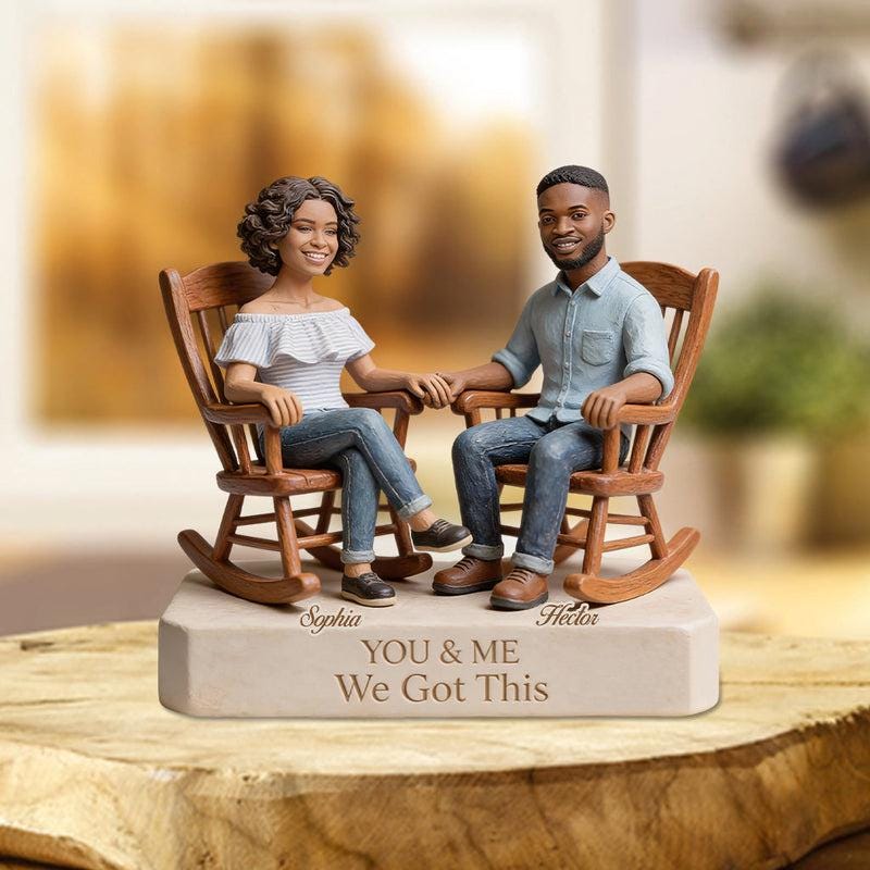 Custom From Any Photo - You And Me We Got This - Personalized Couple Custom Shaped Acrylic Ornament Anniversary Wedding Ornament