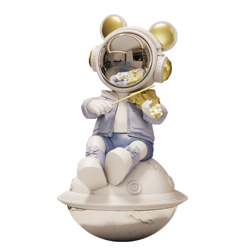 1pc Astronauts, Astronauts Playing Piano Tumblers, Tabletop Ornaments, TV Cabinets, Wine Cabinets, Decorations, Housewarming Gifts