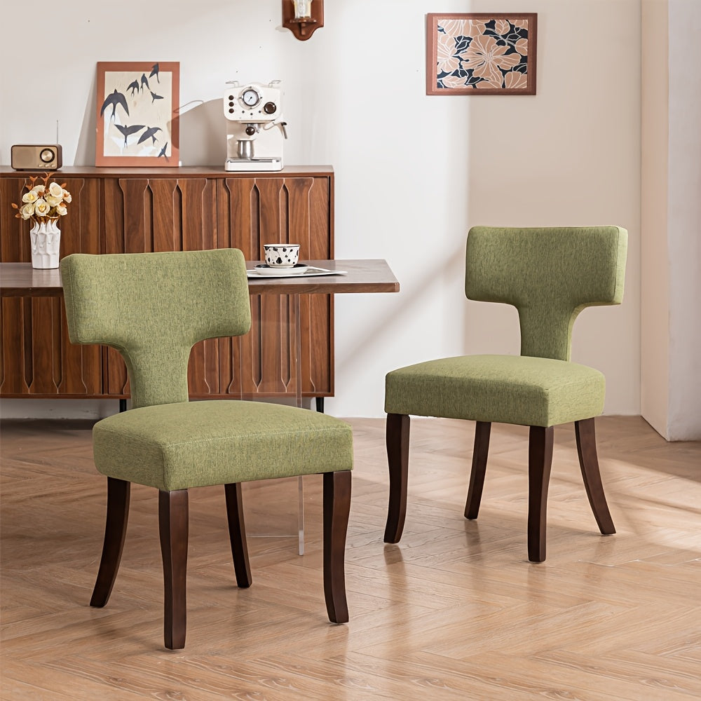 A Kitchen Chair Made of Contemporary Linen Fabric with a Medieval Touch, Featuring a Cushioned Seat for Comfort, Ideal for Use in The for home Kitchen, Dining Area, Or Bedroom