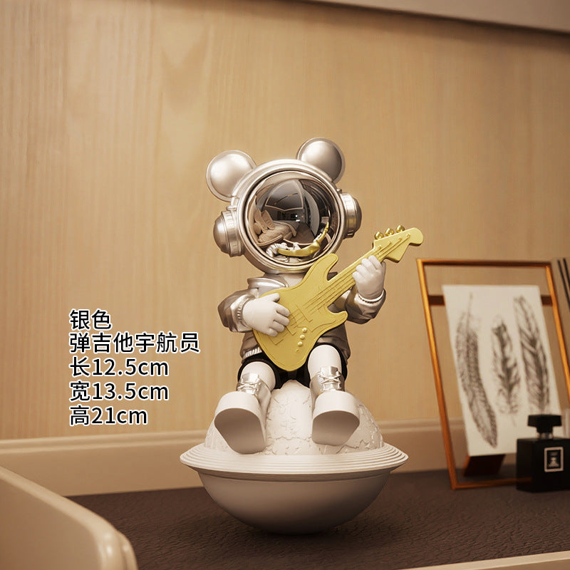 1pc Astronauts, Astronauts Playing Piano Tumblers, Tabletop Ornaments, TV Cabinets, Wine Cabinets, Decorations, Housewarming Gifts