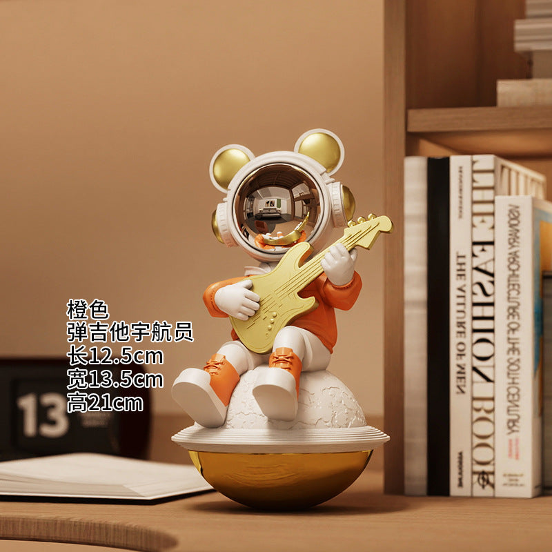 1pc Astronauts, Astronauts Playing Piano Tumblers, Tabletop Ornaments, TV Cabinets, Wine Cabinets, Decorations, Housewarming Gifts