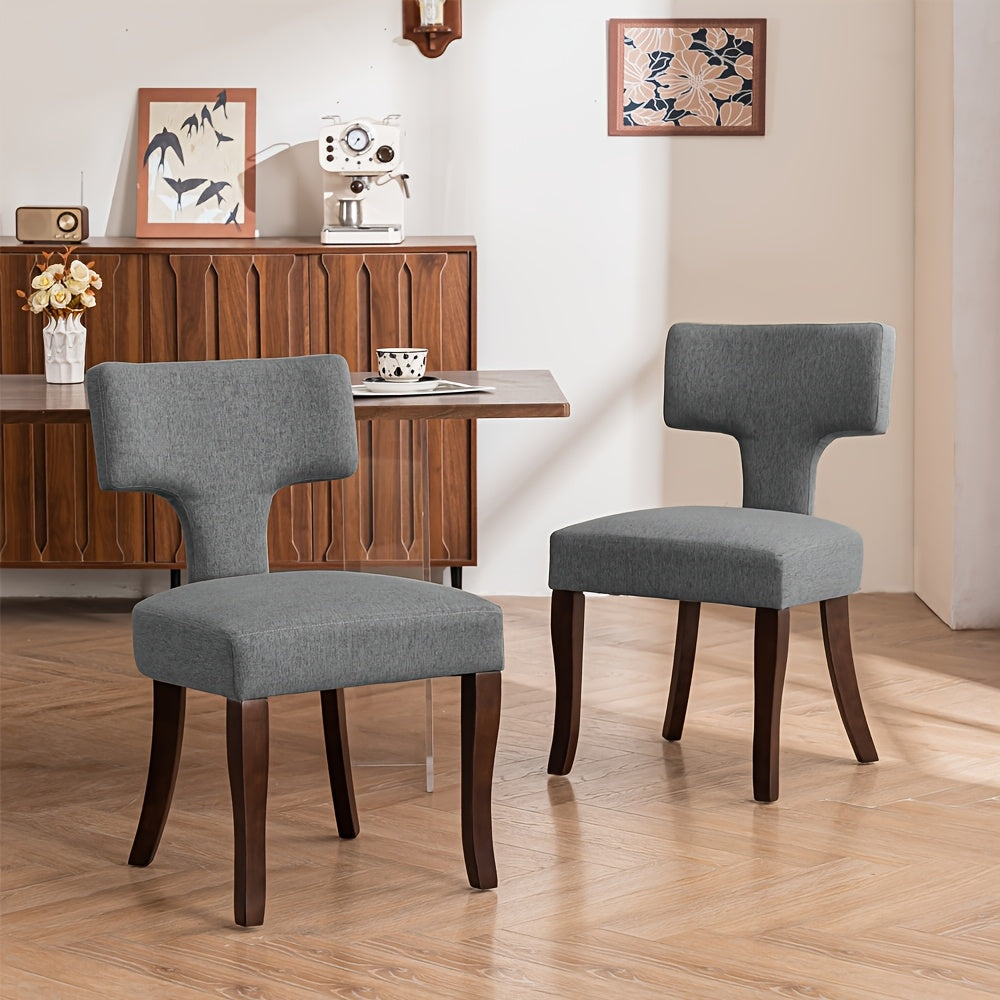 A Kitchen Chair Made of Contemporary Linen Fabric with a Medieval Touch, Featuring a Cushioned Seat for Comfort, Ideal for Use in The for home Kitchen, Dining Area, Or Bedroom